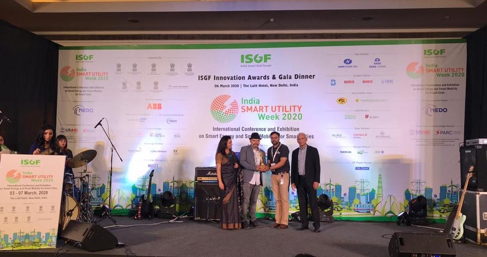 Greenovative Takes Away Home the Innovation Awards 2020 At India Smart Utility Week 2020